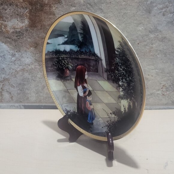 Enesco Precious Moments A Prayer Answered A Promise Kept Decorative Plate The Ha - Picture 12 of 12